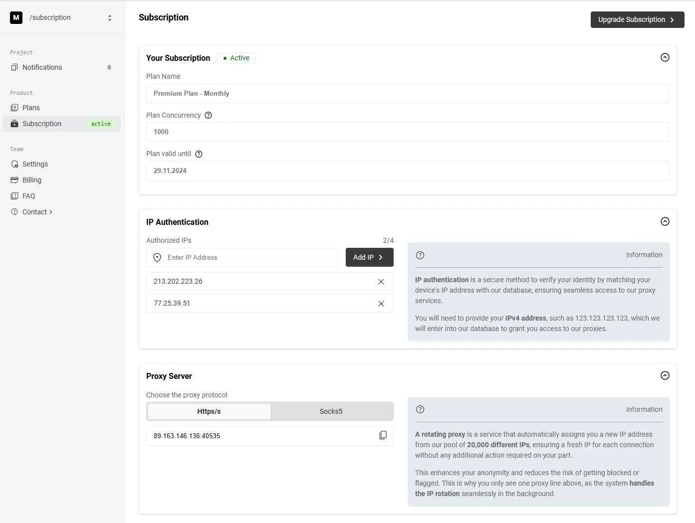 Creating a proxy list for OpenBullet